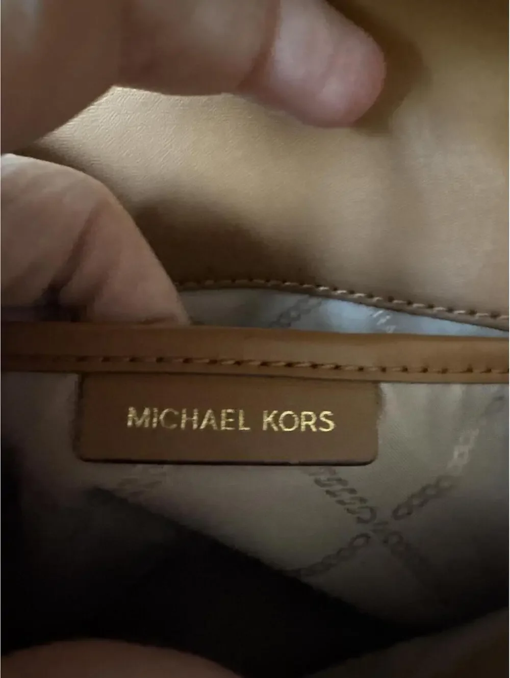Michael Kors Monogram Crossbody Bag with Adjustable Strap